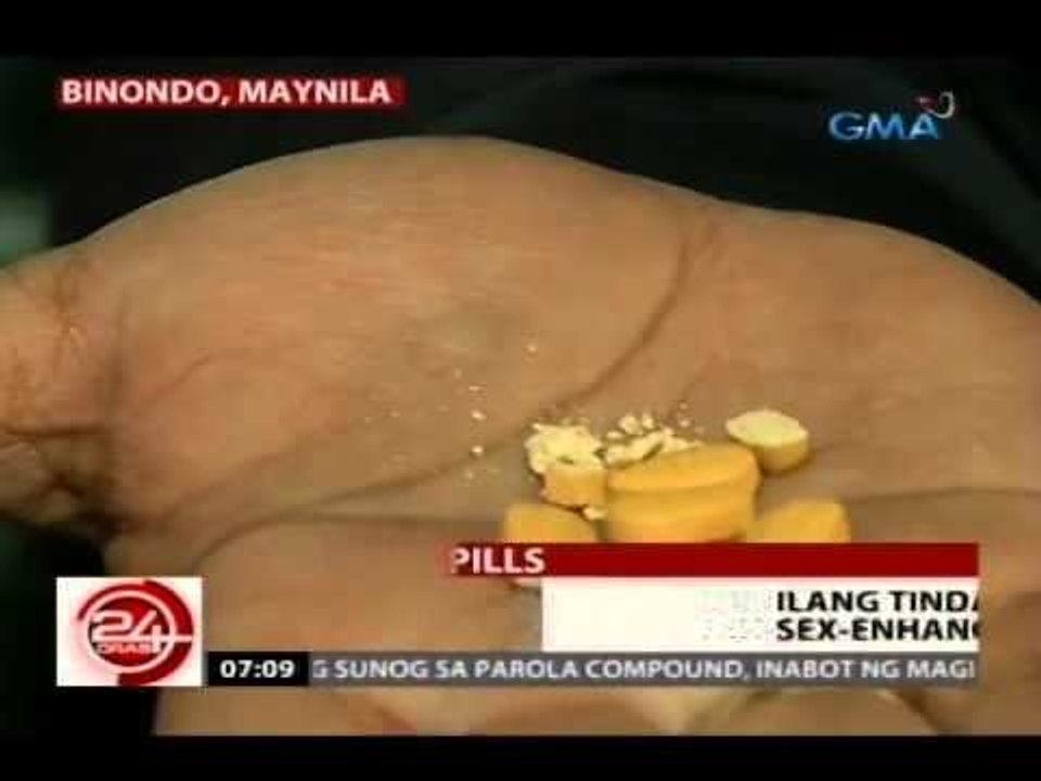 24 Oras: Ilang tindahan ng umano'y sex-enhancement drugs, ni-raid ng NBI