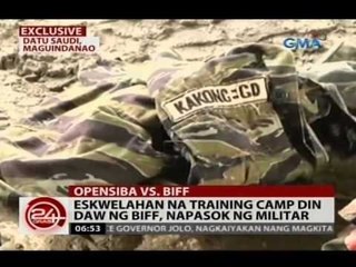 24 Oras: Eskwelahan na training camp din daw ng BIFF, napasok ng militar
