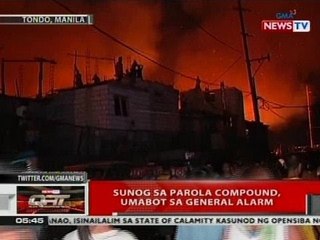 QRT: Sunog sa Parola Compound, umabot sa general alarm