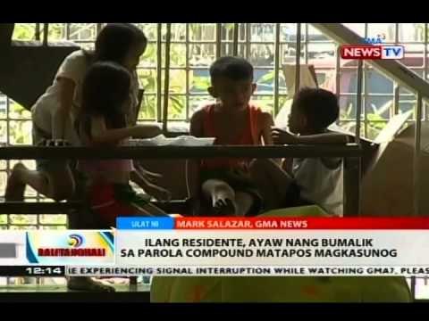 Mga nasunugan sa Parola Compound, siksikan pa rin sa mga evacuation center