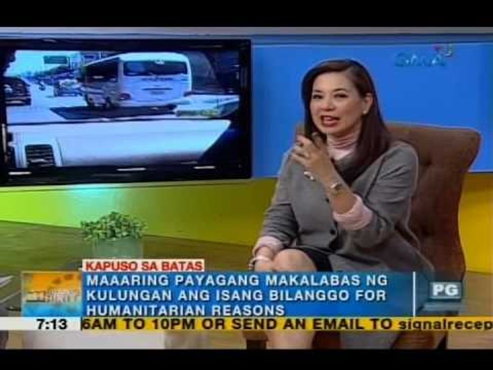 Kapuso sa Batas: When is a detainee allowed to go out of jail? | Unang Hirit