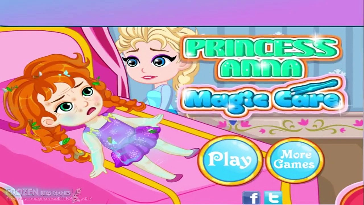Little Baby Princess Anna Get Sick - Elsa Take Care for Her - Frozen Baby Sister Cute Care