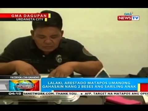 Lalaki sa Urdaneta City, arestado matapos umanong gahasain nang 2 beses ang sariling anak