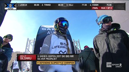 X-Games - Ski Slopestyle - Kelly Sildaru répond sans attendre