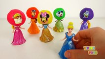 Learn Colors Play Doh Disney Princess Dresses | Paw Patrol and Can You Guess Who These Princesses Ar