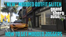 GTA 5 Online Glitches - *NEW* Modded Jogger Outfit Glitch - VERY EASY - Sticks!