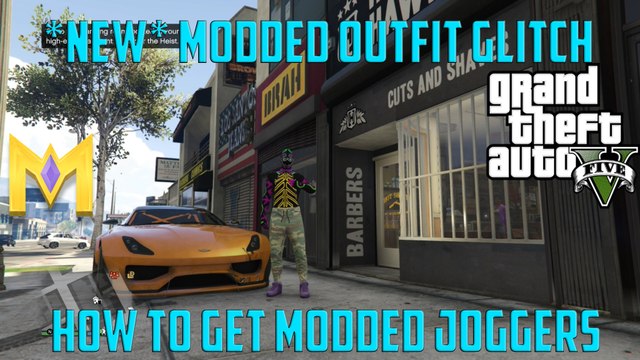 GTA 5 Online Glitches - *NEW* Modded Jogger Outfit Glitch - VERY EASY - Sticks!