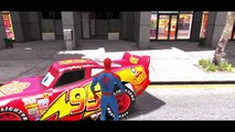 Spiderman Having Fun with Lightning McQueen Cars Nursery Rhymes Songs - Disney Pixar Cars