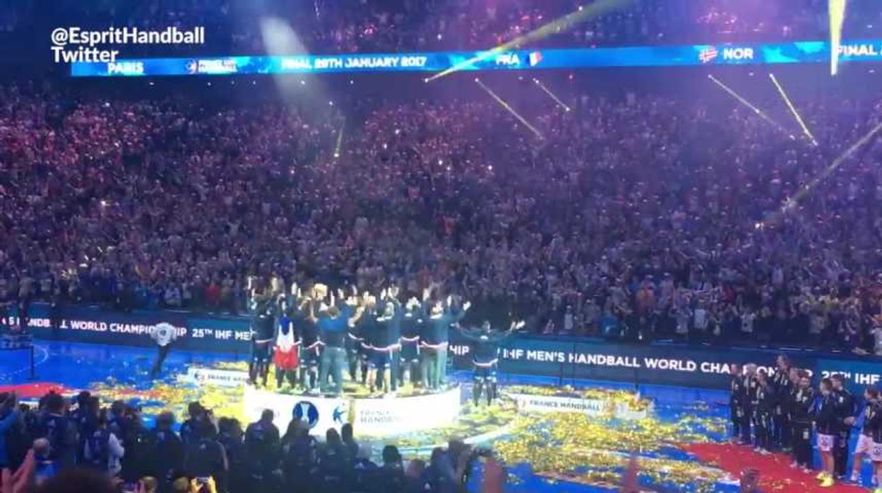 Le "clapping" impressionnant des handballeurs champions du monde