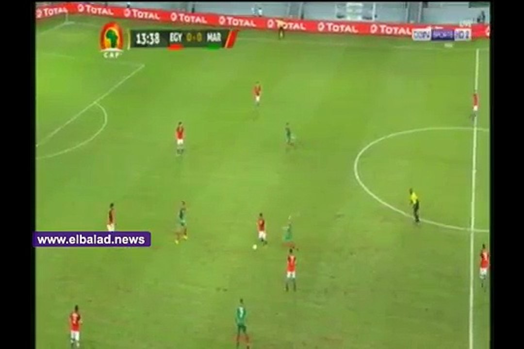 شاهد كوبرى المحمدى فى مباراة المغرب