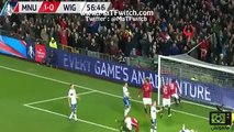 اهداف مباراه مانشستر يونايتد 4 - 0 ويجان أثليتيك كاس انجلترا 29-1-2017
