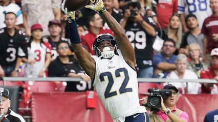 Carson Palmer picked off by Trumaine Johnson