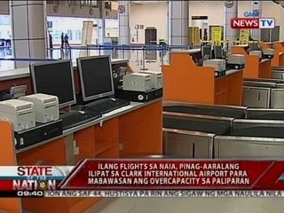 SONA: Ilang flights sa naia, pinag-aaralang ilipat sa Clark  Int'l Airport