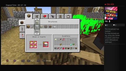 Minecraft gameplay text be in a live stream (8)