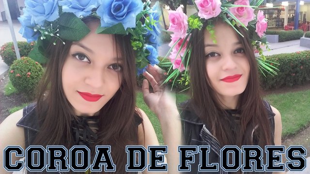 DIY COMO FAZER COROA DE FLORES Coroa de Flores ! passo a Passo coroas de flores em casa!