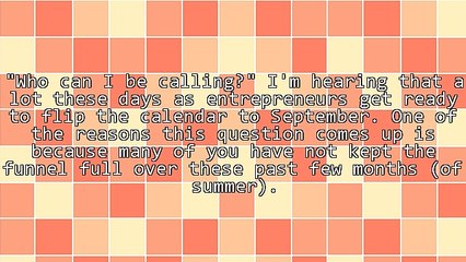 A Major Reason for Failure