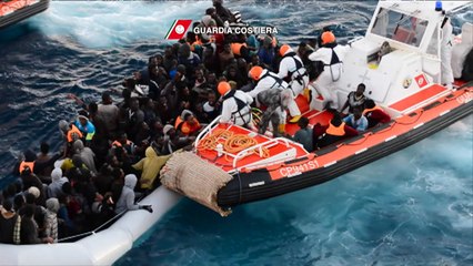 Imagens dramáticas do resgate de migrantes