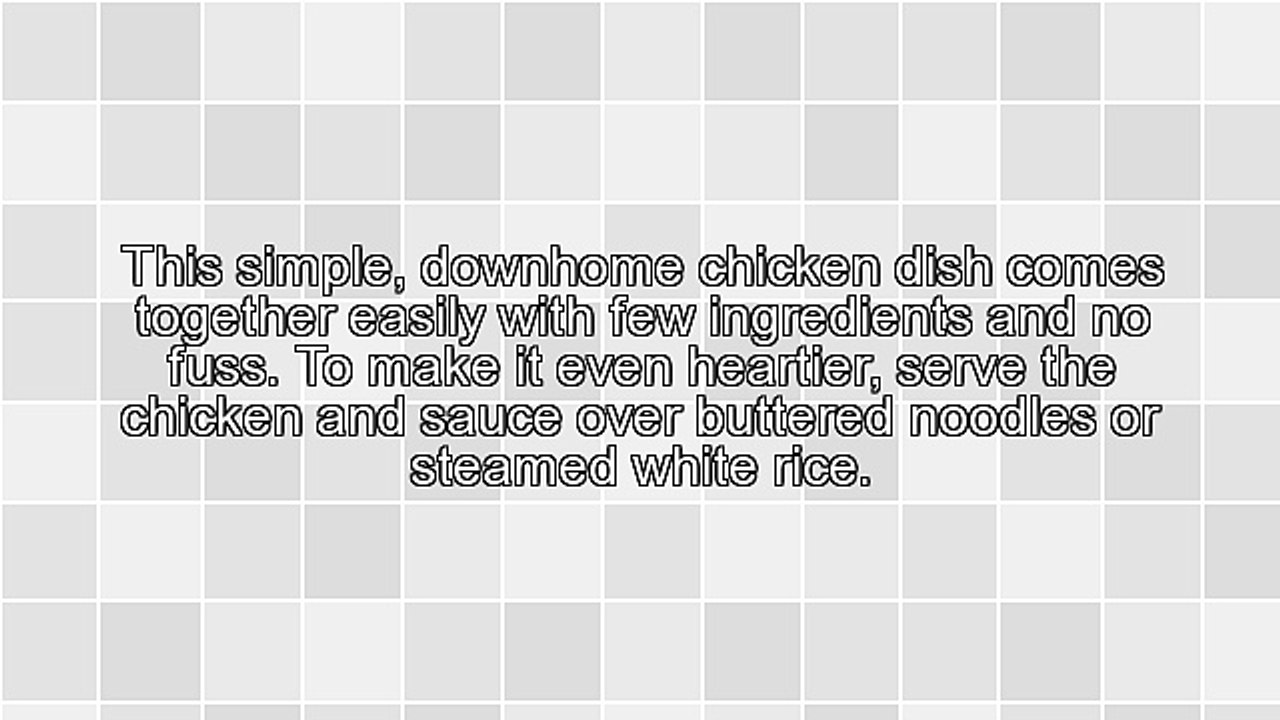 Braised Chicken With Tomatoes And Mushrooms