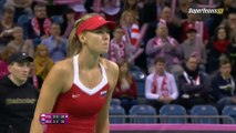 [Fed Cup 2015 R1] [POL] Agnieszka Radwańska v [RUS] Maria Sharapova part1