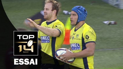 TOP 14 ‐ Essai Benson STANLEY (ASM) – Bordeaux-Bègles-Clermont – J17 – Saison 2016/2017