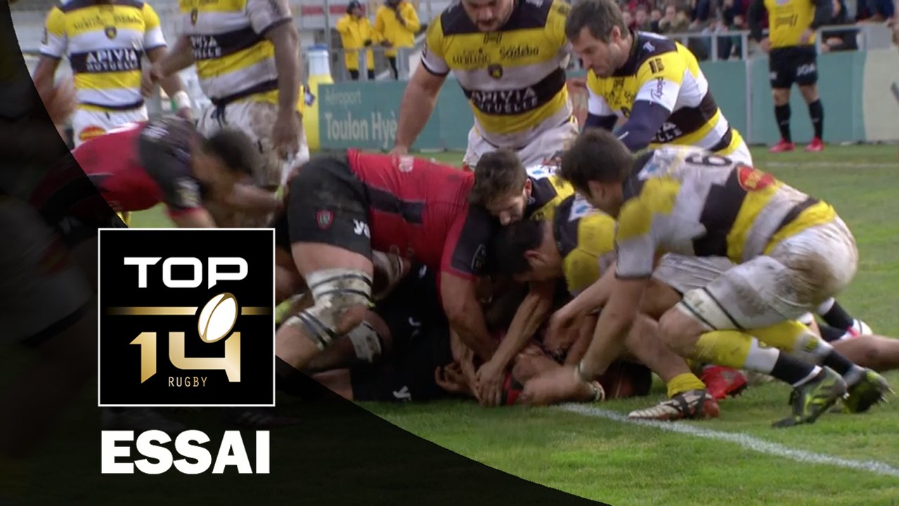 TOP 14 ‐ Essai Jean-Charles ORIOLI (RCT) – Toulon-La Rochelle – J17 – Saison 2016/2017