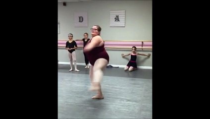 On la traite de grosse mais regardez ce qu'elle sait faire !