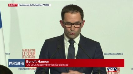 Discours de Benoit Hamon après sa victoire