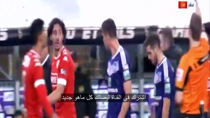 لقطة طرد اسحاق بلفوضيل امام اندرلخت في الدوري البلجيكي Ishak Belfodil VS ANDERLECHT