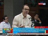 BP: Privilege speech ni Sen. Alan Peter Cayateno kaugnay ng BBL at engkwentro sa Mamasapano