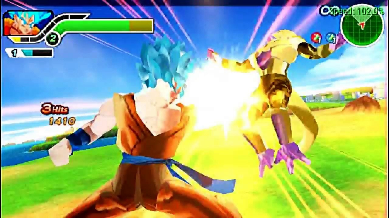 Dragon Ball Z Tenkaichi Tag Team Mods goku SSGSS vs Golden freeza
