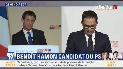 Quand Hamon coupe la parole de Valls
