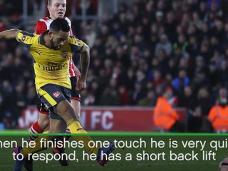 Wenger praises Walcott's finishing