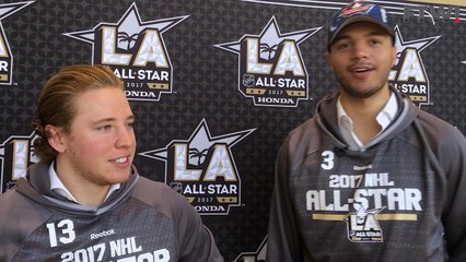Atkinson and Jones at NHL All Star Game