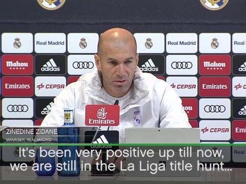 Zidane seeing positives despite recent Real blip