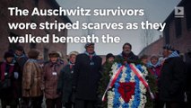 Holocaust survivors mark 72 years since liberation of Auschwitz camp