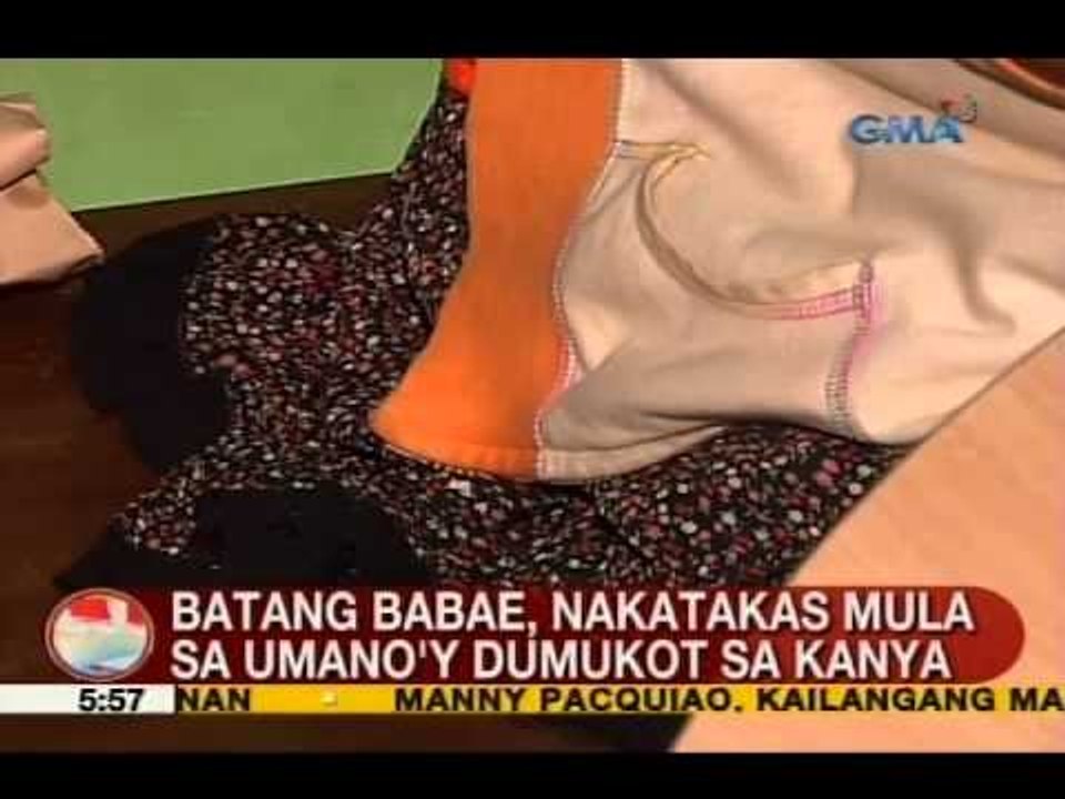 UB: Batang babae, nakatakas mula sa umano'y dumukot sa kanya