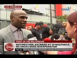 24Oras: Pacquiao, 'di raw nababahala kahit siya ang sinasabing underdog sa laban