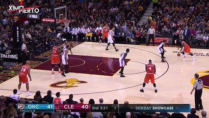 Kyrie Irving Dances on Russell Westbrook  Thunder vs Cavaliers  Jan 29, 2017  2016-17 NBA Season