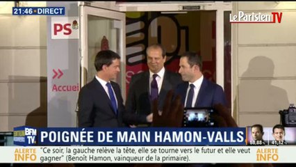 Valls-Hamon : une poignée de main furtive