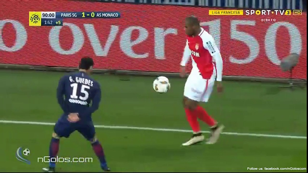But Bernardo Silva - PSG VS Monaco (1-1)