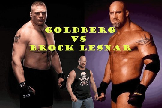 Brock Lesnar vs Goldberg with Special referee: Stone Cold Steve Austin - Wrestlemania 20