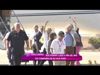 Rod Stewart llega a Viña del Mar