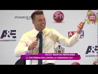 Ricky Martin reprueba la discriminación con la comunidad gay