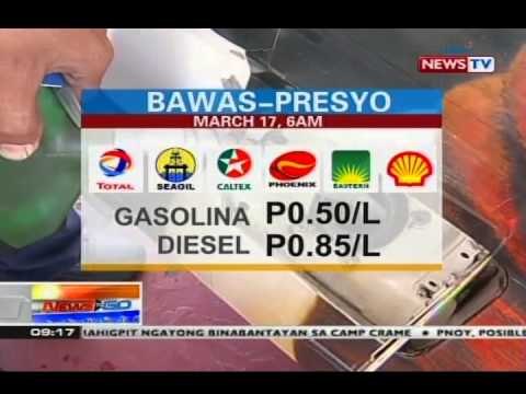 NTG: Ilang oil firms, nagpatupad ng rollback sa kanilang produktong petrolyo