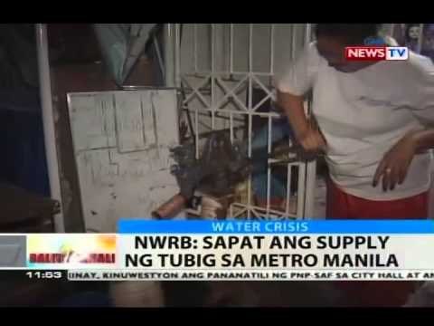 NWRB: Sapat ang supply ng tubig sa Metro Manila