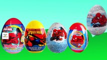 Finger Family Spider Man Surprise Eggs Cartoon Animation Nursery Rhymes & Songs For Children