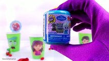 Paw Patrol Teen Titans Go Dora Miles Balloon Popping Play-Doh Candy Toy Surprise Cups! Learn Colors!