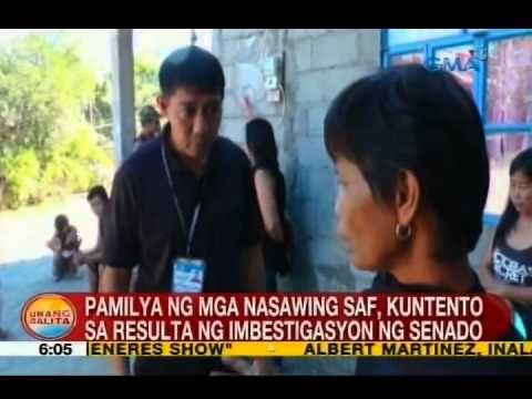 UB: Pamilya ng mga nasawing SAF, kuntento sa resulta ng imbestigasyon ng Senado