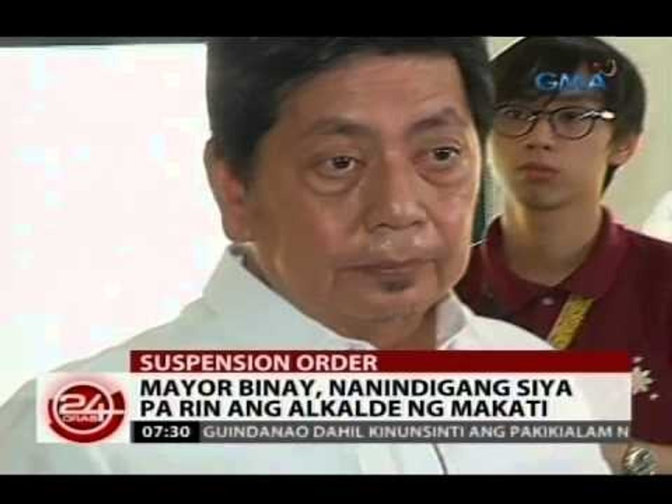 24 Oras: Mayor Binay, inalmahan ang umano'y mala-martial law na pinaiiral ng DILG sa Makati