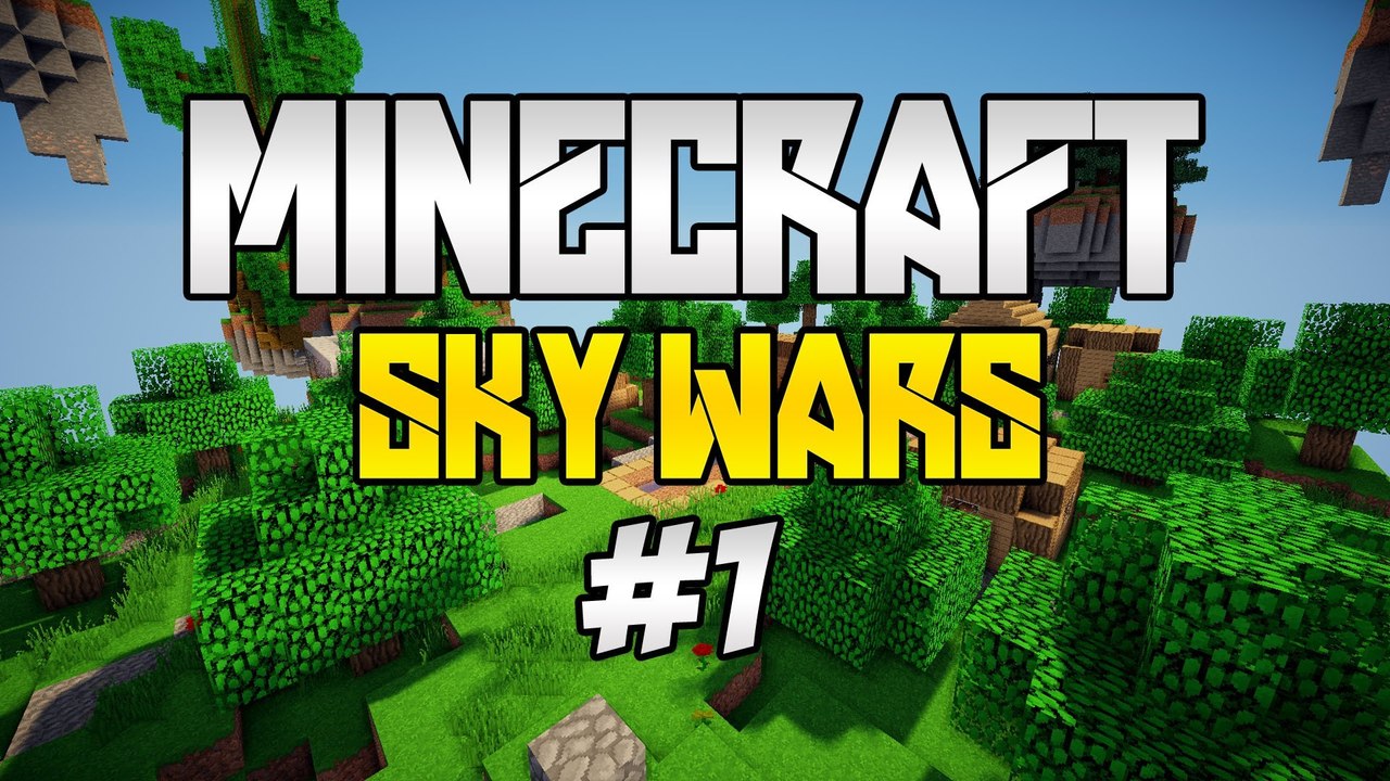 Minecraft Sky Wars #01 Sou Muito Burro